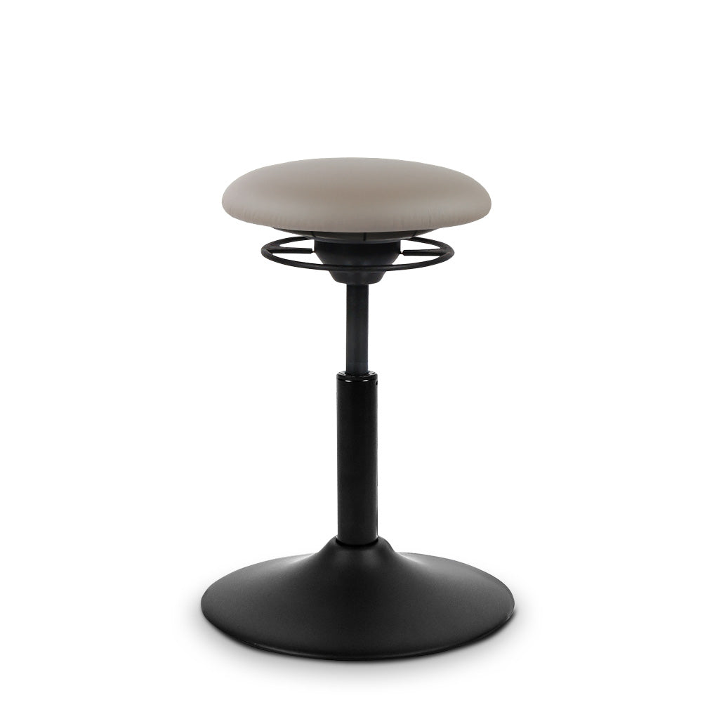 BALIMO Classic Sitz taupe mit schwarzem Gestell – Sitztrainer