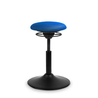 BALIMO Classic in blau mit schwarzem Gestell - ergonomischer Bewegungshocker