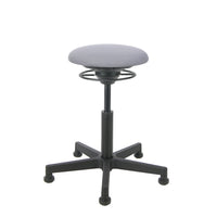BALIMO Classic-Star in hellgrau (Stoff) mit schwarzem Gestell – ergonomischer Sitztrainer