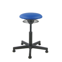 BALIMO Classic-Star in blau (Kunstleder) mit schwarzem Gestell – ergonomischer Bewegungshocker