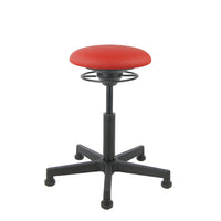 BALIMO Classic-Star in rot (Kunstleder) mit schwarzem Gestell – ergonomischer Sitztrainer