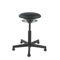 BALIMO Classic-Star in schwarz (Kunstleder) mit schwarzem Gestell – ergonomischer Sitztrainer
