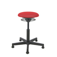 BALIMO Classic-Star in rot (Stoff) mit schwarzem Gestell – ergonomischer Sitztrainer